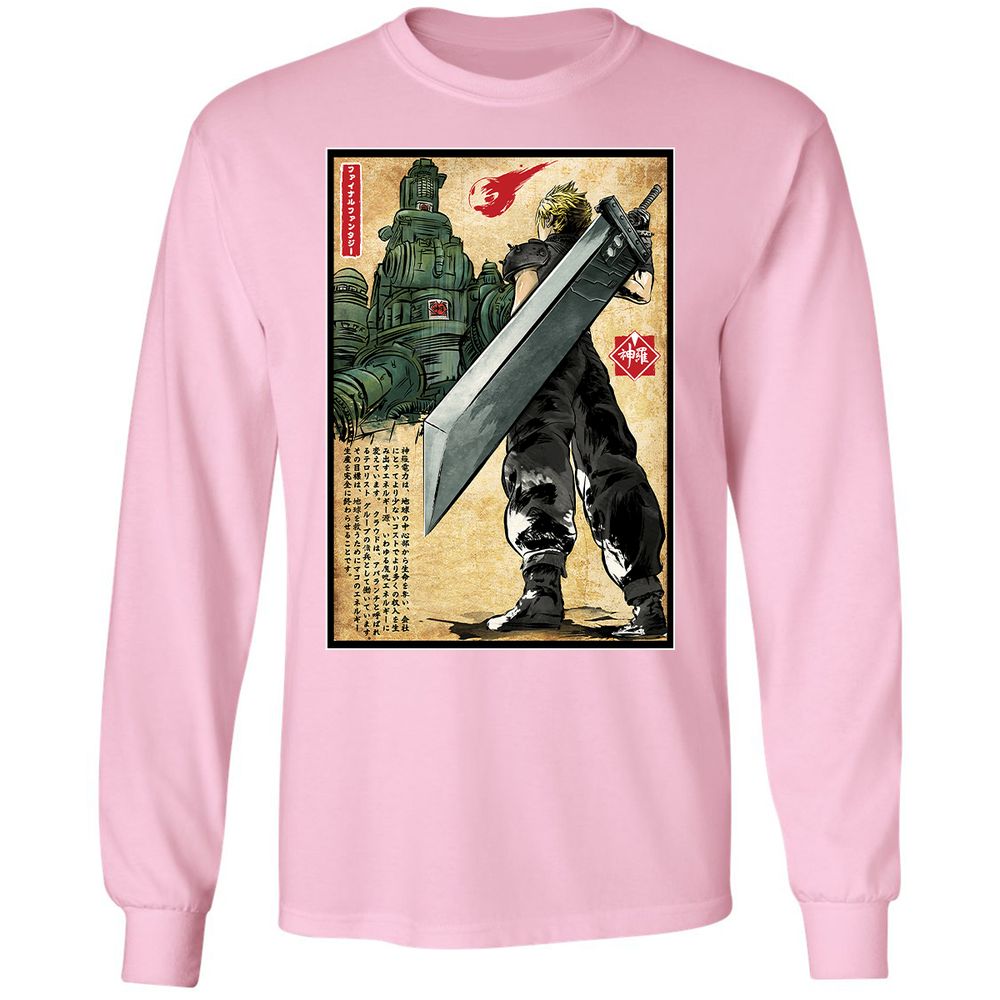 Long Sleeve T-Shirt - 62F49XUE - Light Pink - 3