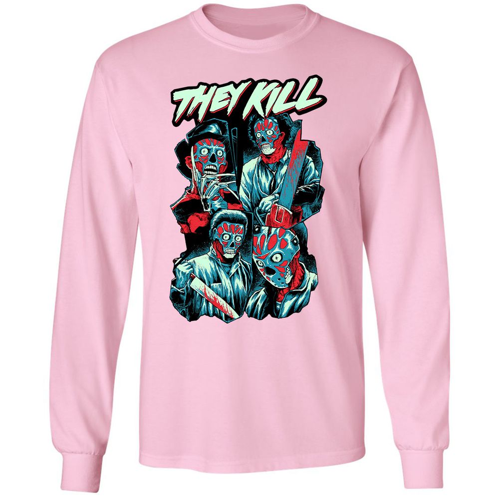 Long Sleeve T-Shirt - MX3AYYUW - Light Pink - 3