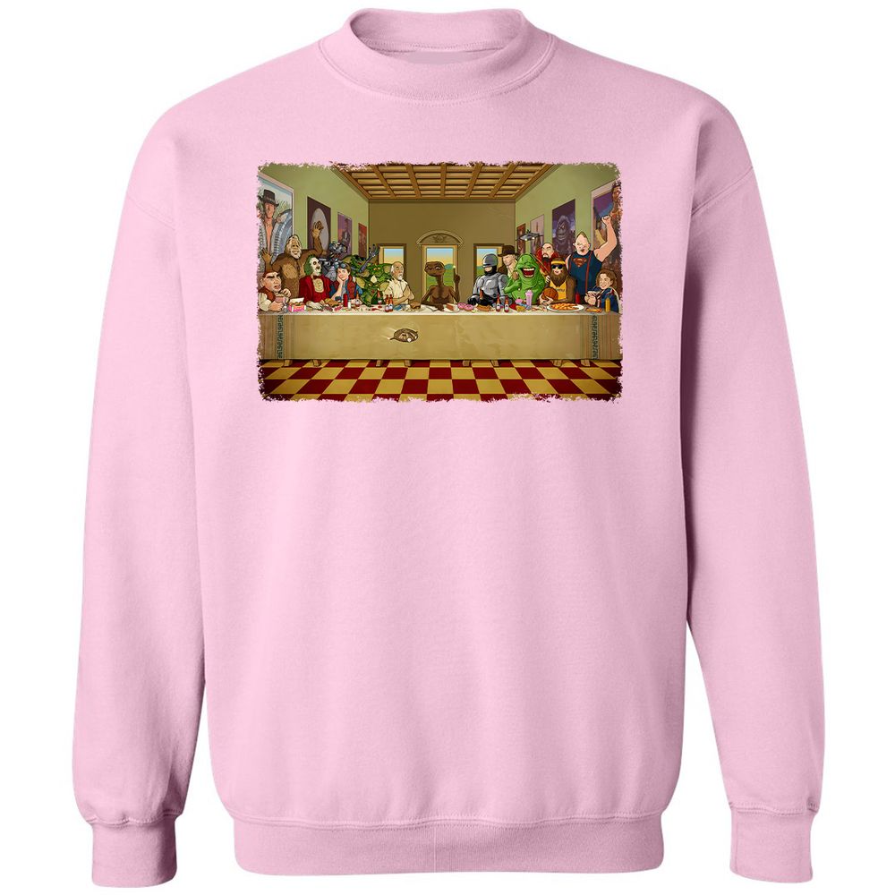 Classic Unisex Sweatshirt - L8BXZLMQ - Light Pink - 3