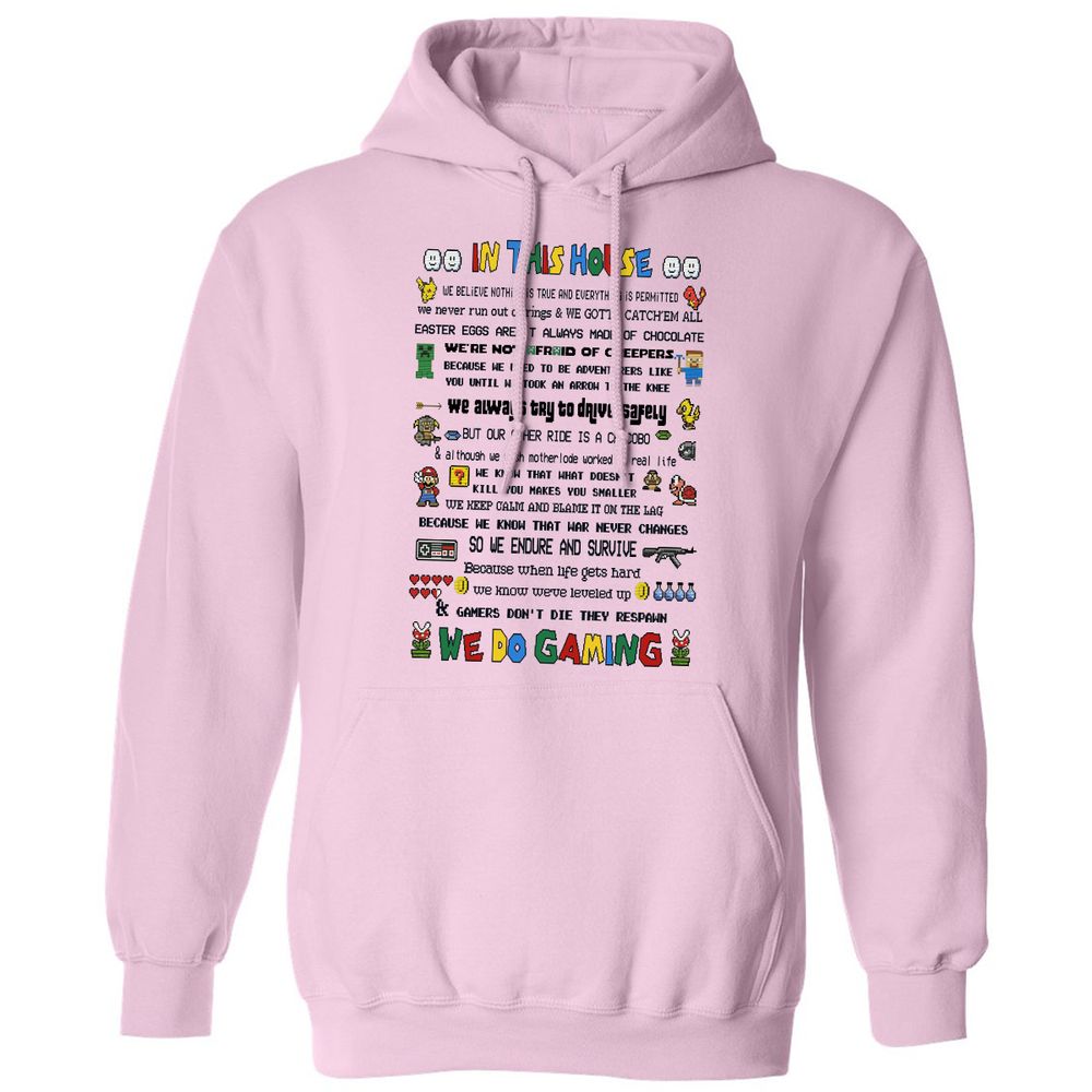 Classic Unisex Hoodie - XEX941D6 - Light Pink - 3