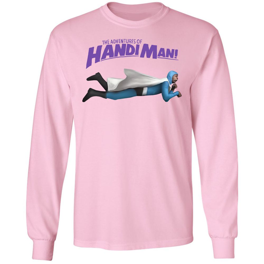 Long Sleeve T-Shirt - BXS9GBJU - Light Pink - 3