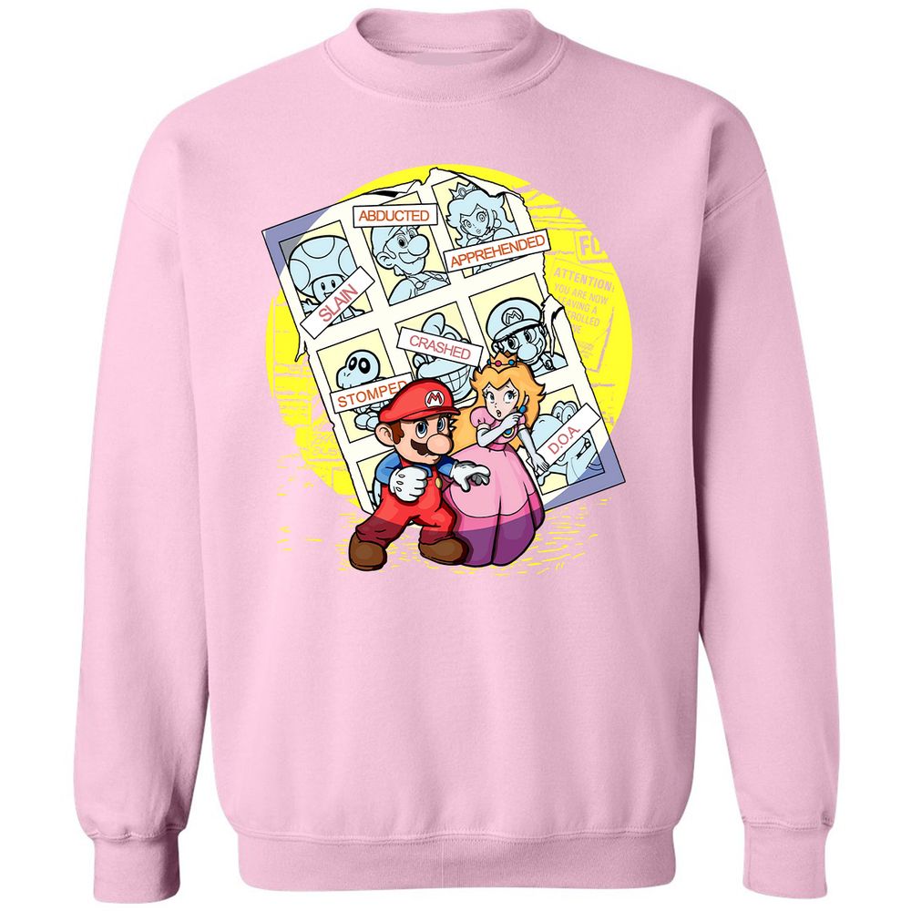 Classic Unisex Sweatshirt - XKZG7FC1 - Light Pink - 3