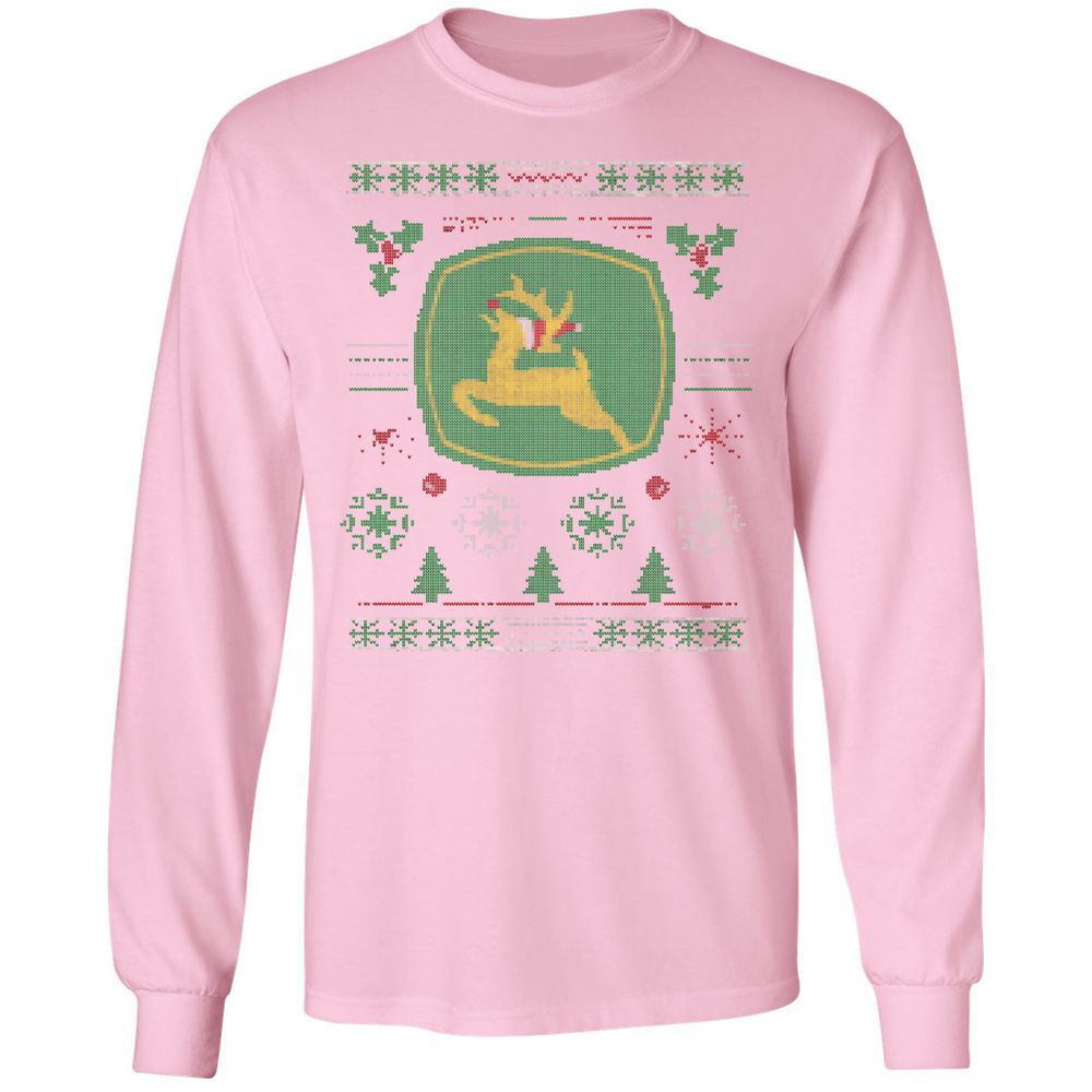Long Sleeve T-Shirt - YFCPXATQ - Light Pink - 3