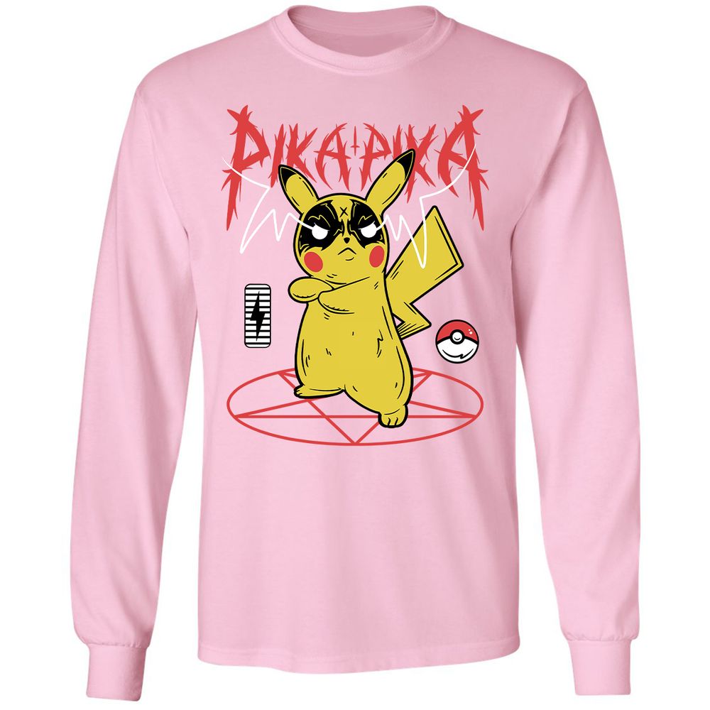 Long Sleeve T-Shirt - 244F35M7 - Light Pink - 3