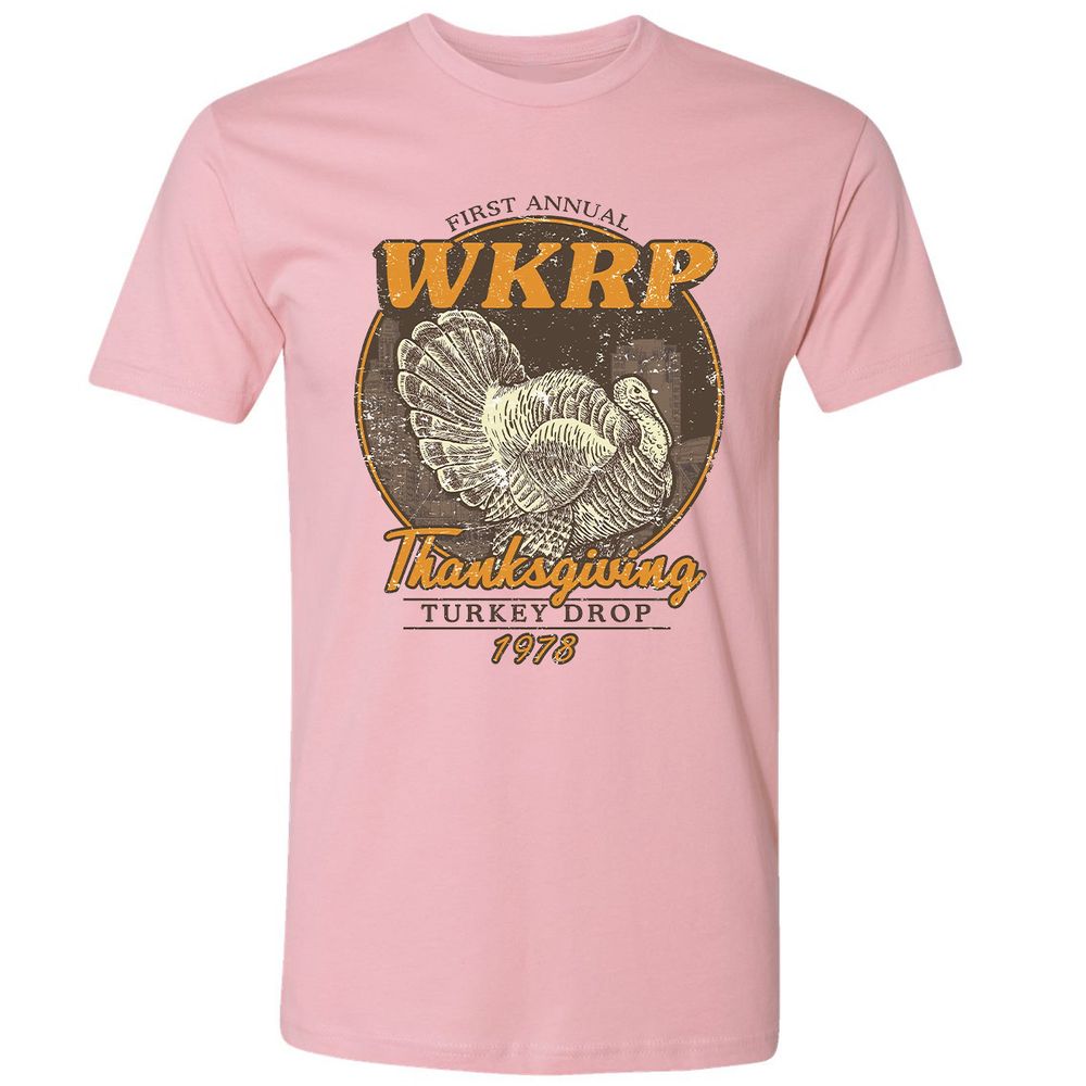 WKRP Turkey Drop - Light Pink - 3