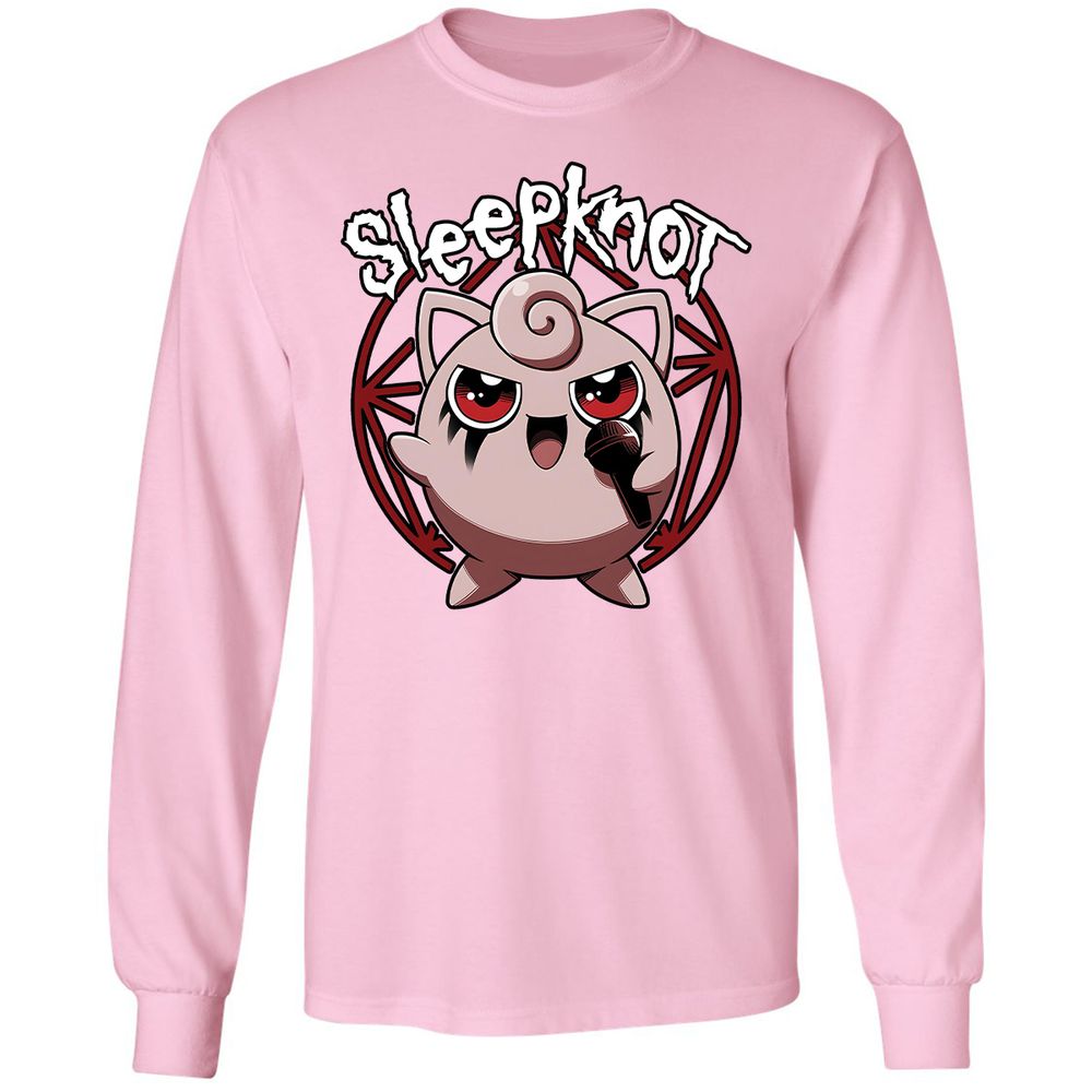 Long Sleeve T-Shirt - Y8H2LHNZ - Light Pink - 3