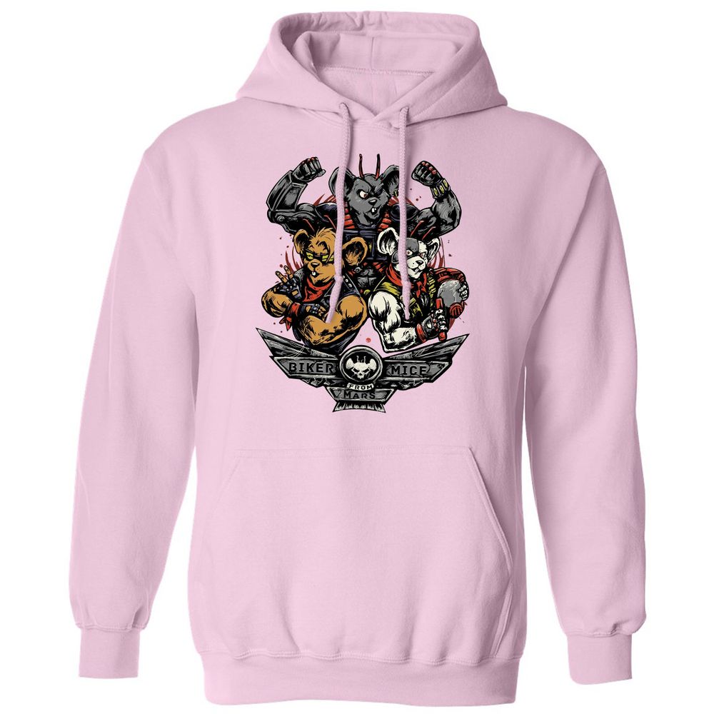 Classic Unisex Hoodie - 6LGWBRS7 - Light Pink - 3