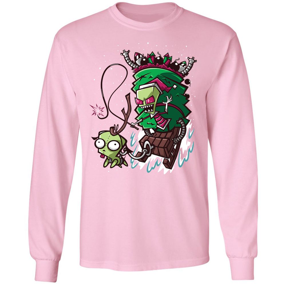 Long Sleeve T-Shirt - JGQNM2DD - Light Pink - 3