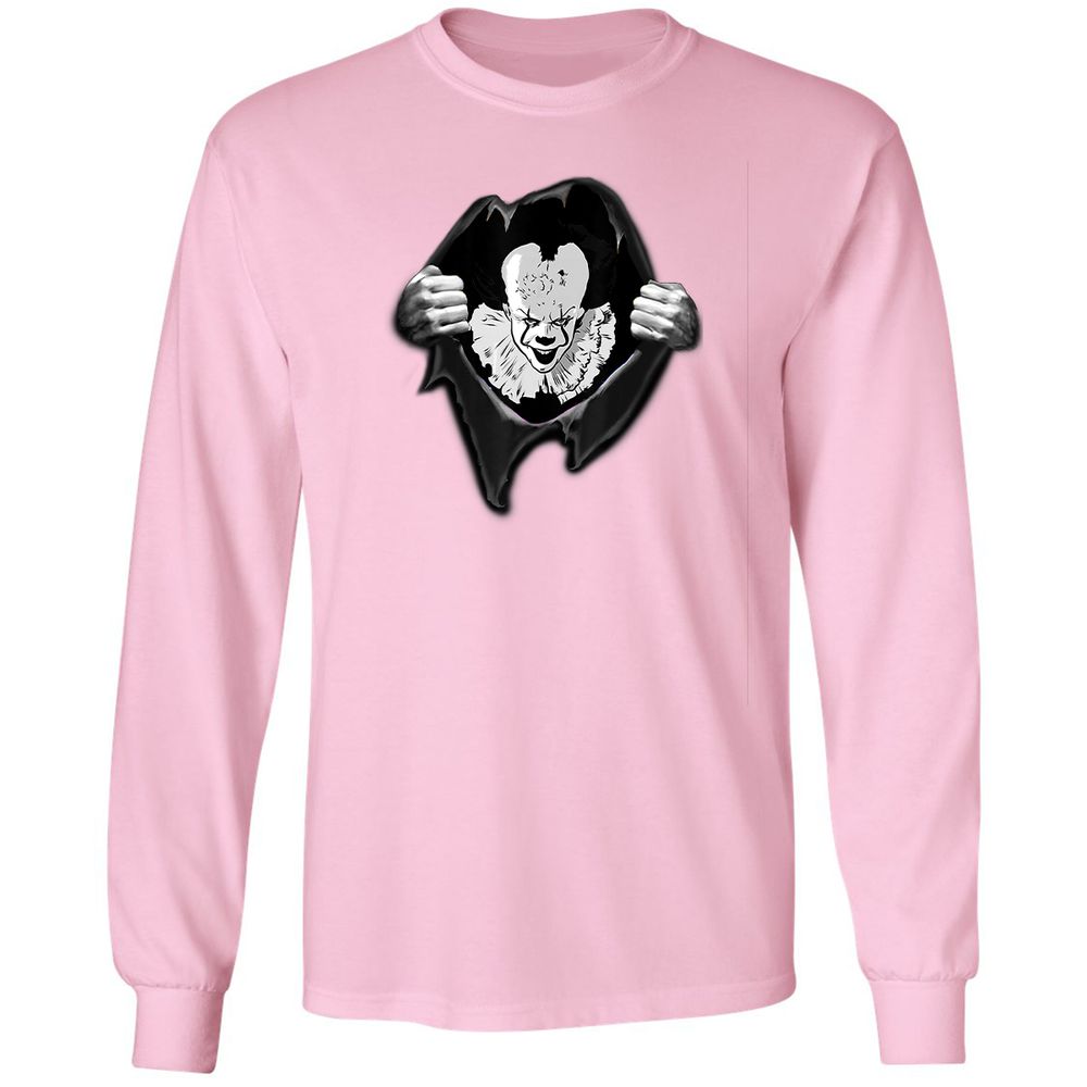 Long Sleeve T-Shirt - GQSXEAGN - Light Pink - 3