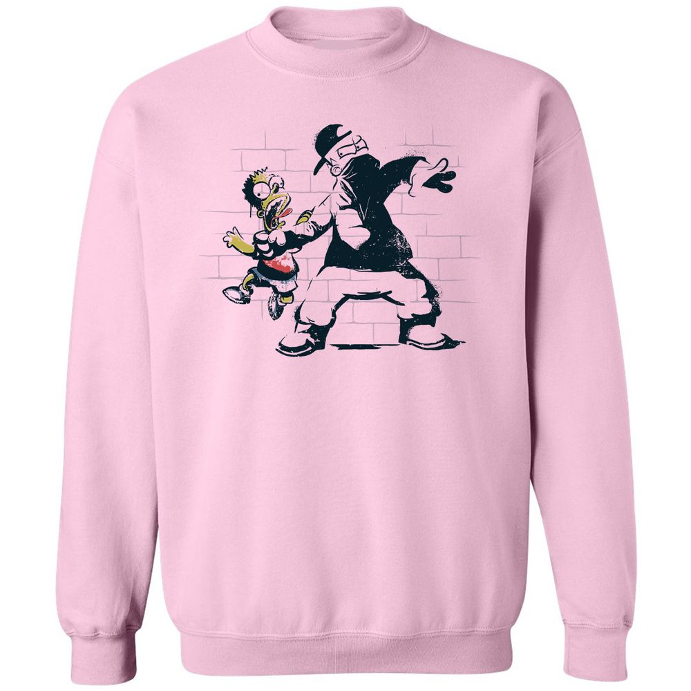 Classic Unisex Sweatshirt - LKM9M1TC - Light Pink - 3