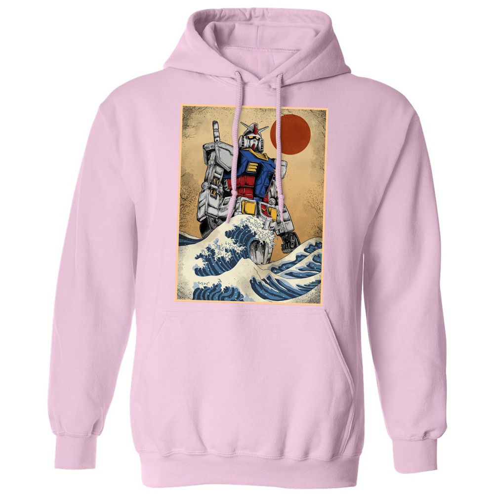 Classic Unisex Hoodie - H6FG9A3C - Light Pink - 3