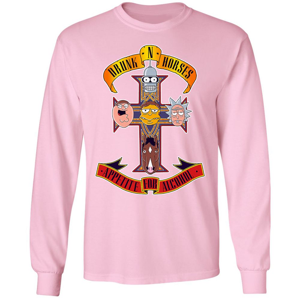 Long Sleeve T-Shirt - PNGCGXTG - Light Pink - 3