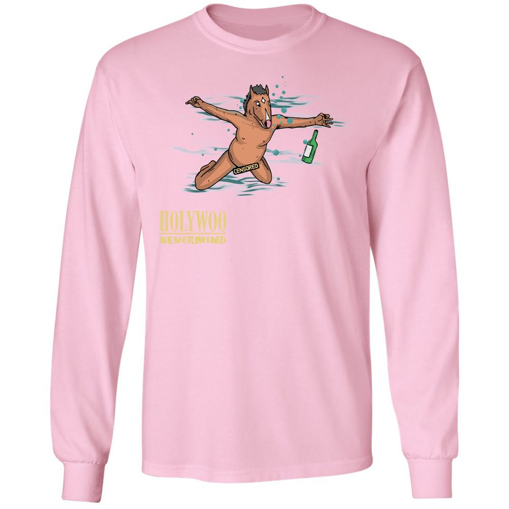 Long Sleeve T-Shirt - S9HZ3UQW - Light Pink - 3