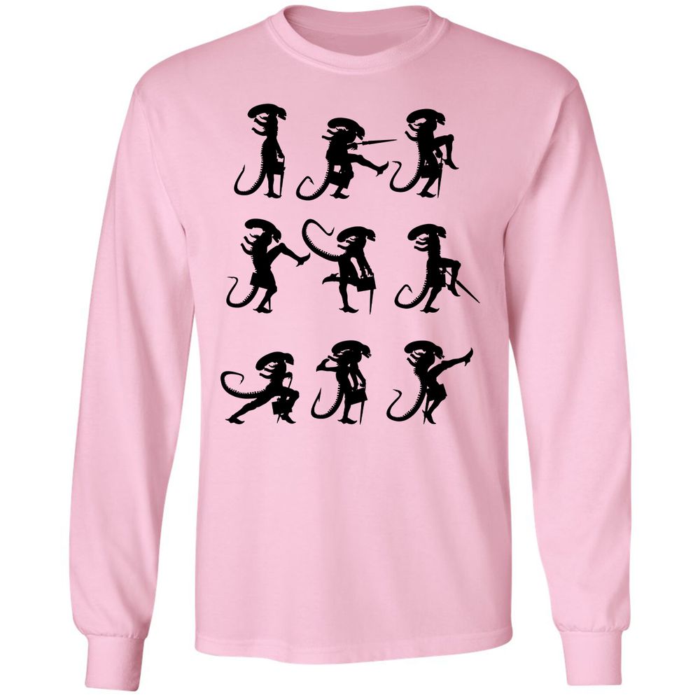 Long Sleeve T-Shirt - 4XWCW9LJ - Light Pink - 3