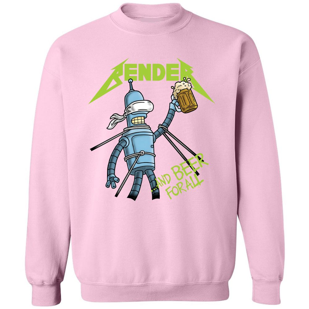 Classic Unisex Sweatshirt - W49JDXU9 - Light Pink - 3