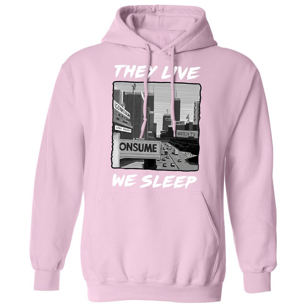 Classic Unisex Hoodie - UUVH5LZN - Light Pink - 3