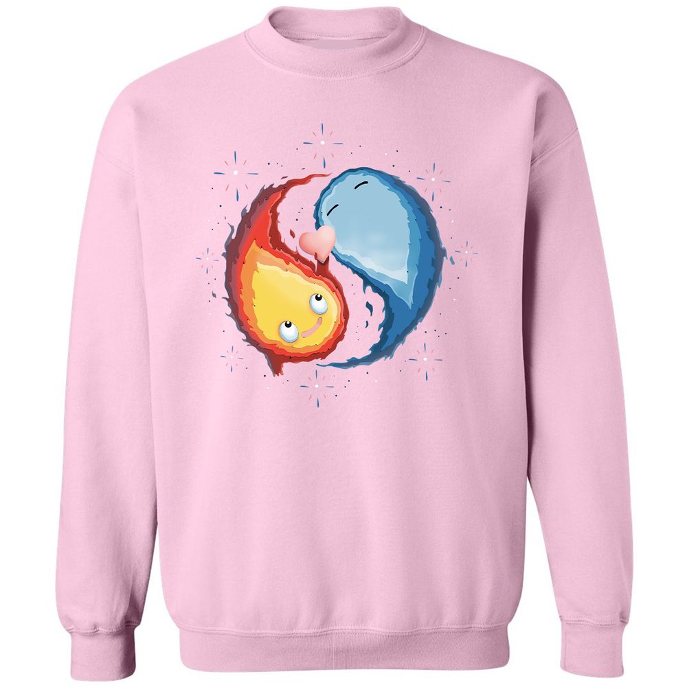Classic Unisex Sweatshirt - U1M1VXCU - Light Pink - 3