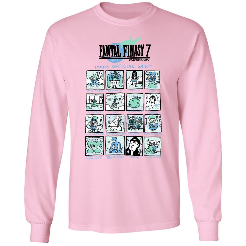 Long Sleeve T-Shirt - PEMHH2B4 - Light Pink - 3