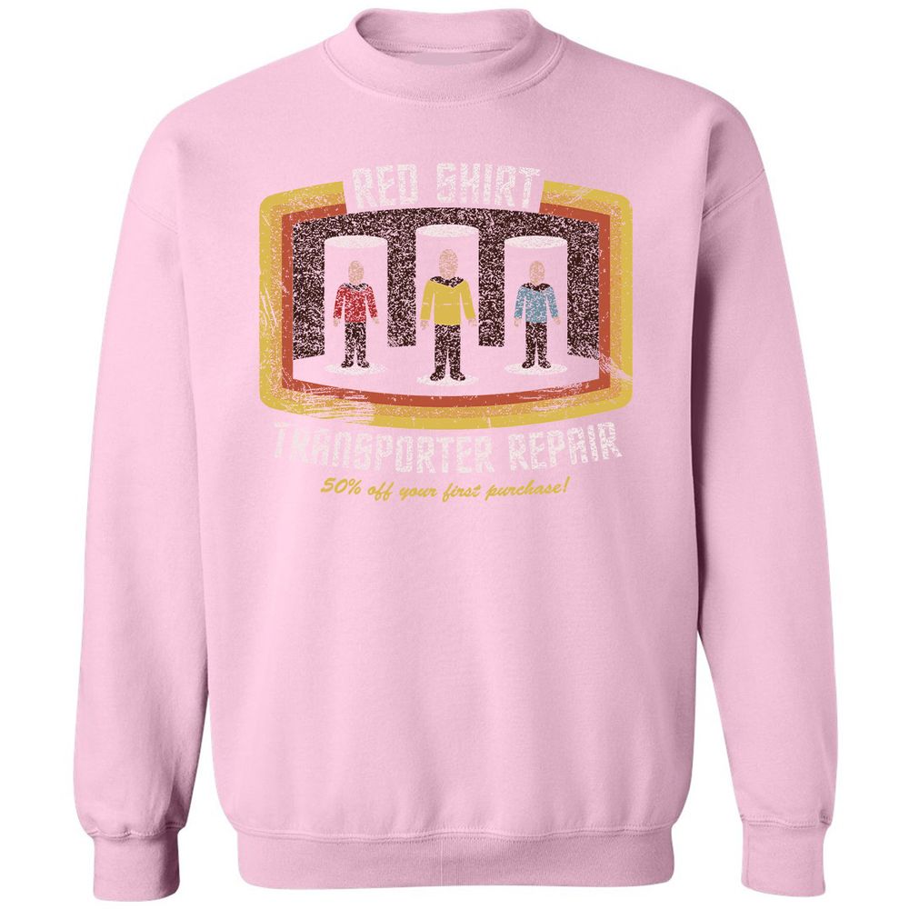 Classic Unisex Sweatshirt - STYPSUR9 - Light Pink - 3