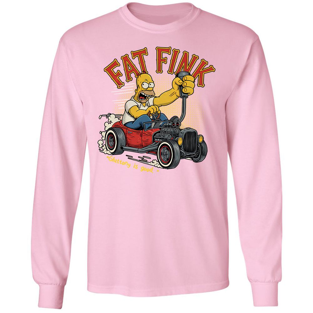 Long Sleeve T-Shirt - RKDB4ZQ2 - Light Pink - 3