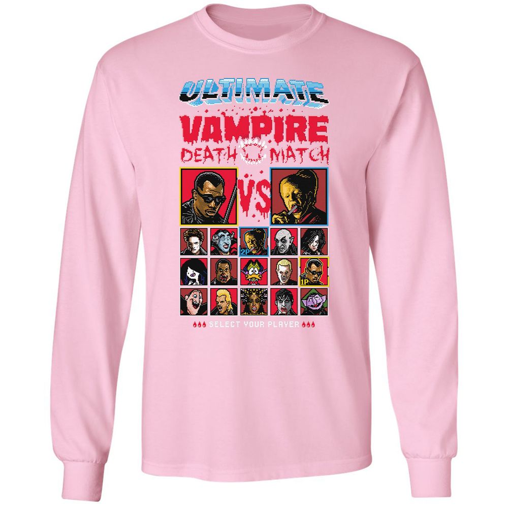 Long Sleeve T-Shirt - SAVJYWGV - Light Pink - 3