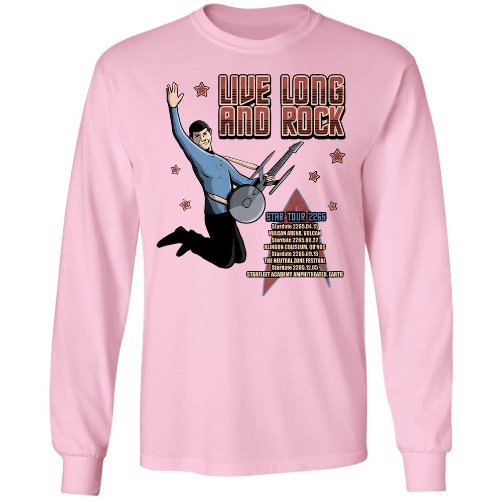 Long Sleeve T-Shirt - FLGH4G91 - Light Pink - 3