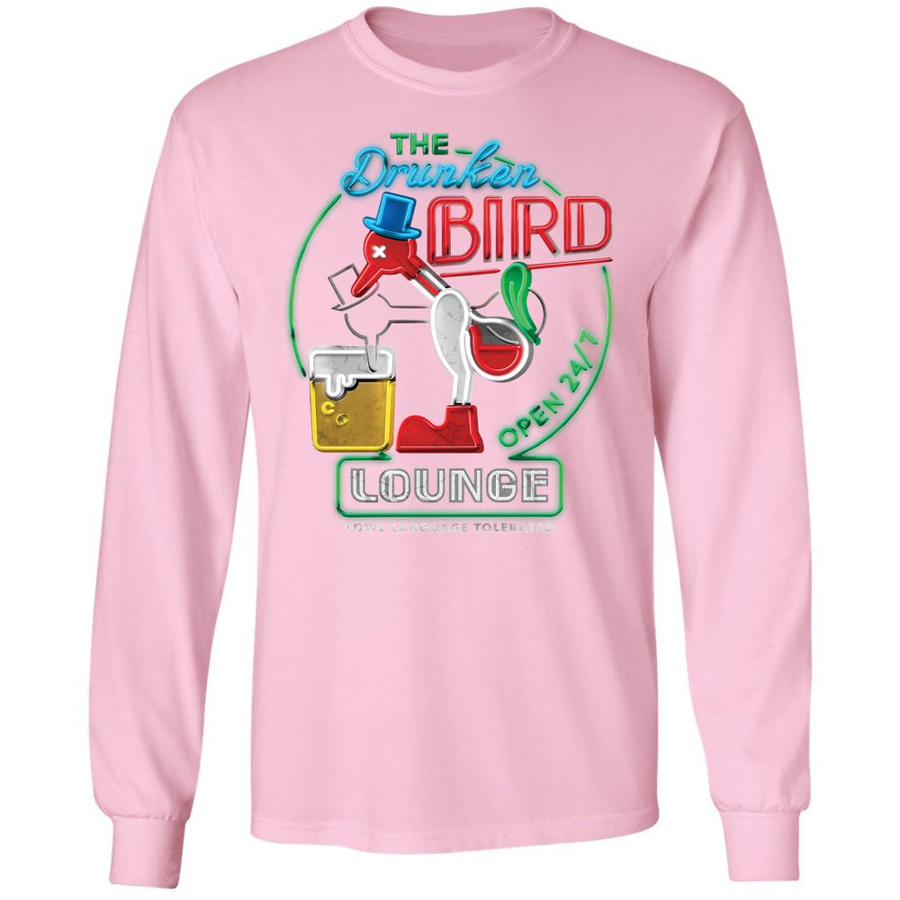 Long Sleeve T-Shirt - QLDUE8KP - Light Pink - 3