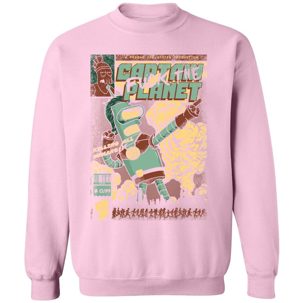 Classic Unisex Sweatshirt - VSURFF44 - Light Pink - 3