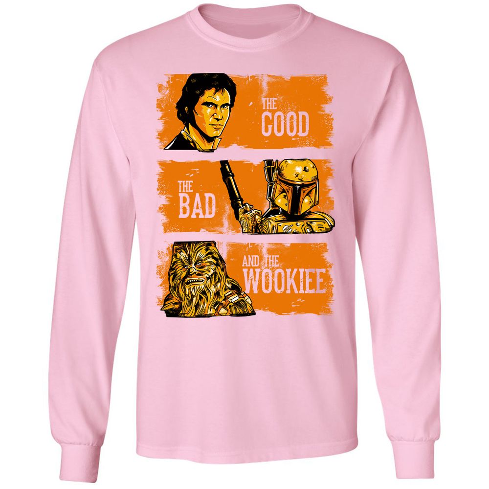 Long Sleeve T-Shirt - QJRUFBGT - Light Pink - 3