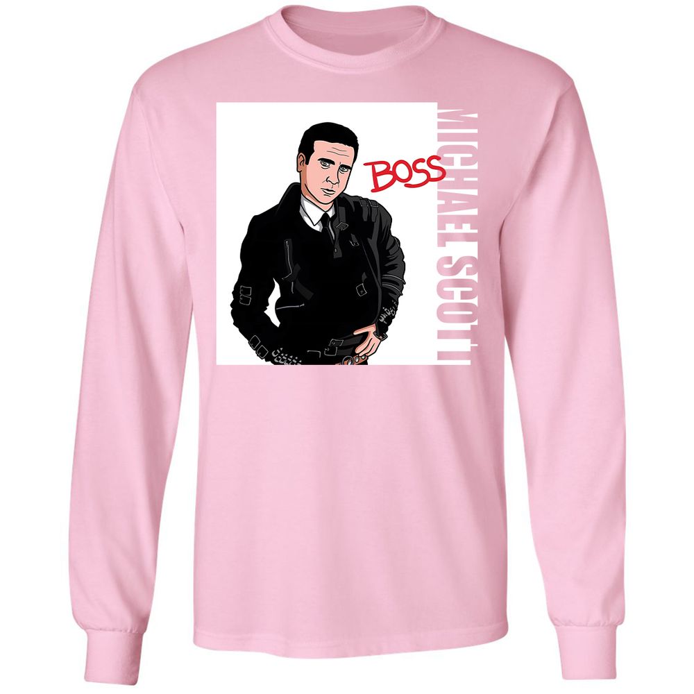 Long Sleeve T-Shirt - UESNTX7T - Light Pink - 3