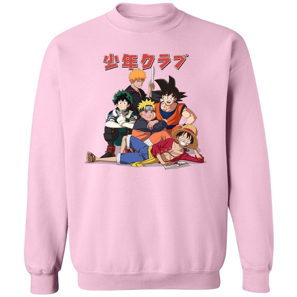Classic Unisex Sweatshirt - C9D57ZDQ - Light Pink - 3