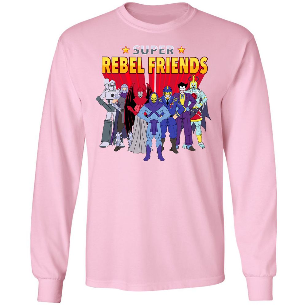 Long Sleeve T-Shirt - VBRKGWGF - Light Pink - 3