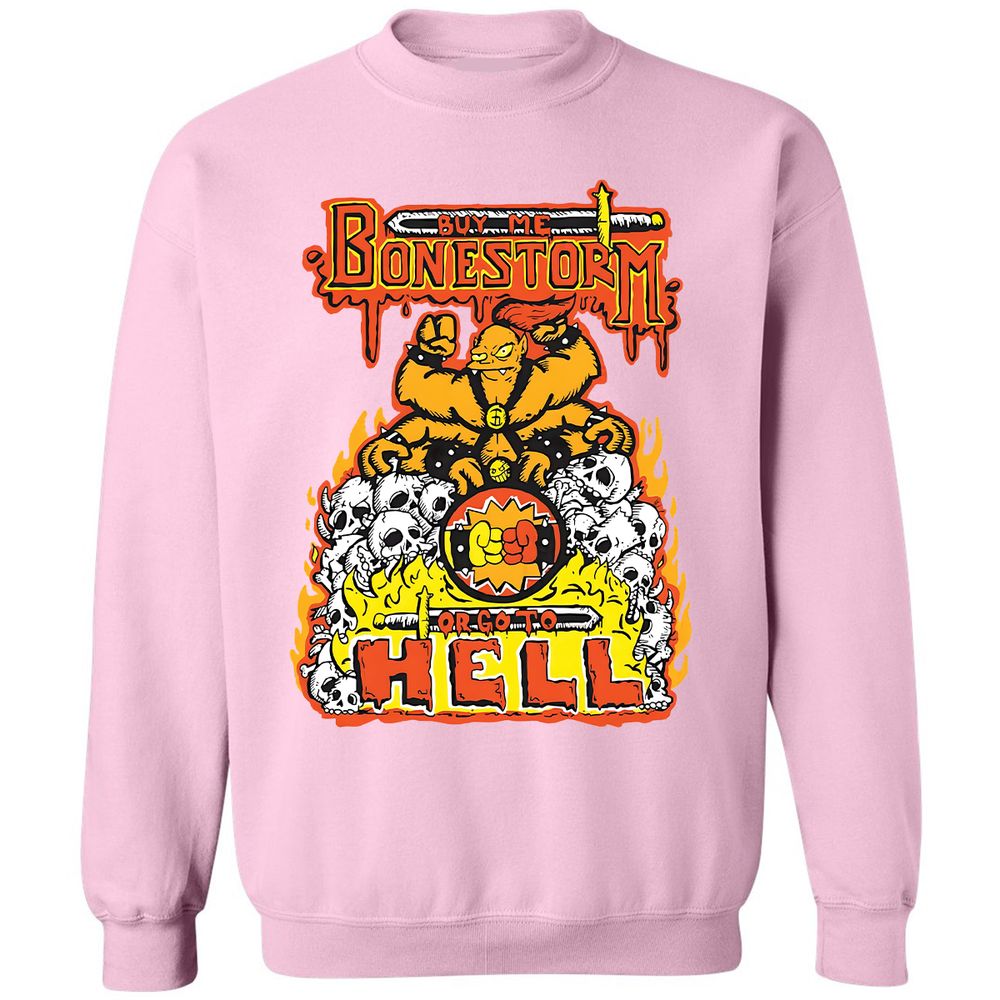 Classic Unisex Sweatshirt - A3U8XR5F - Light Pink - 3