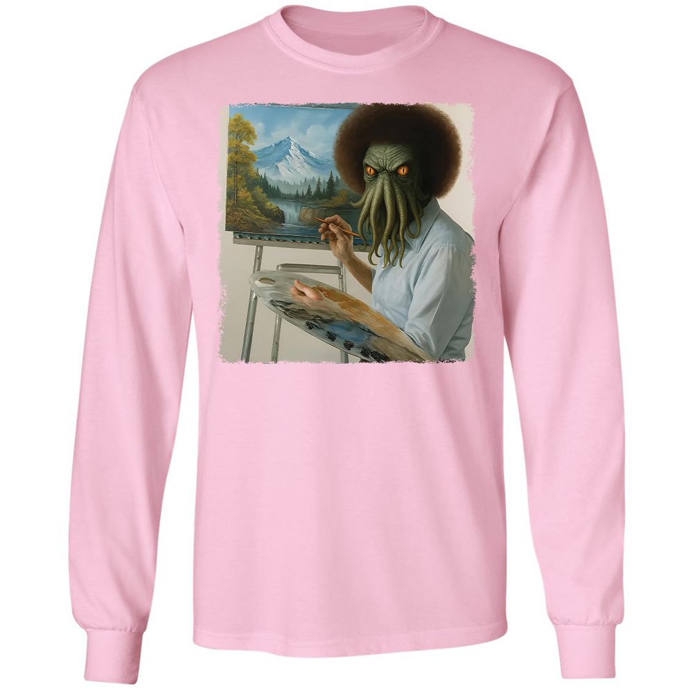 Long Sleeve T-Shirt - WJ2Q7HXE - Light Pink - 3