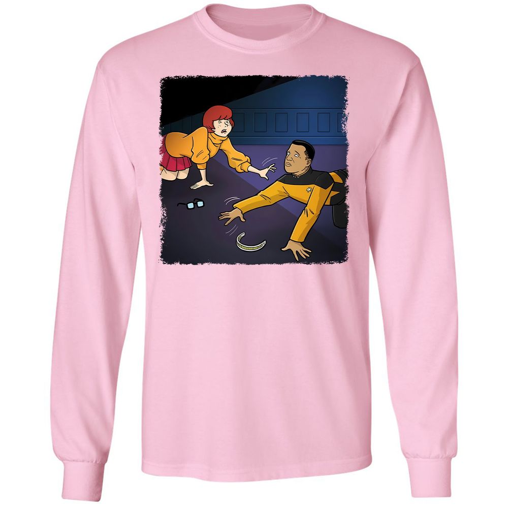 Long Sleeve T-Shirt - QZPGL7PL - Light Pink - 3