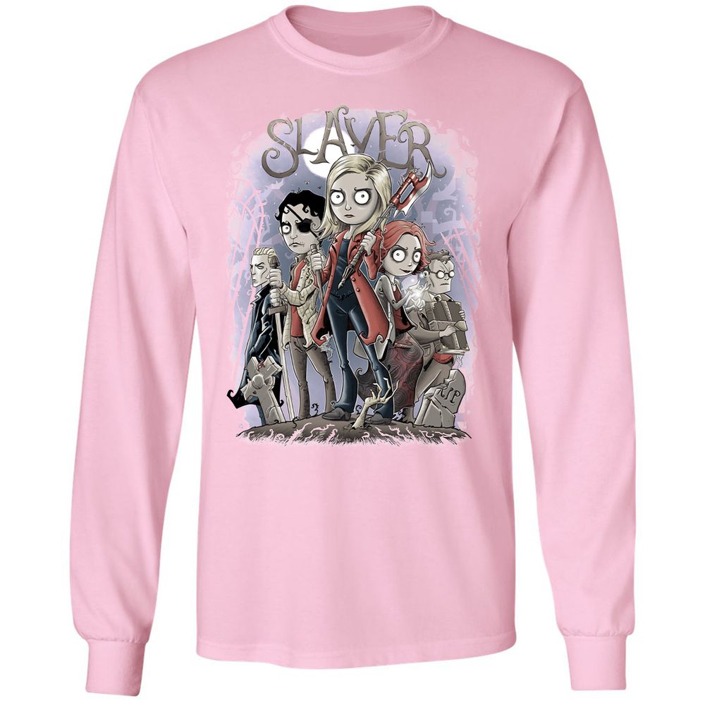 Long Sleeve T-Shirt - 6CUDQMPZ - Light Pink - 3