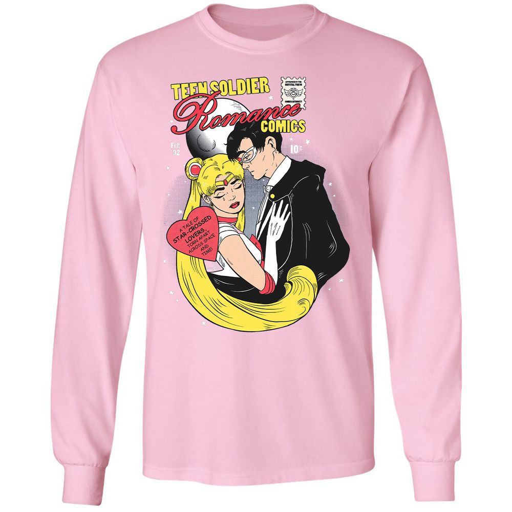 Long Sleeve T-Shirt - SLCL6H4K - Light Pink - 3