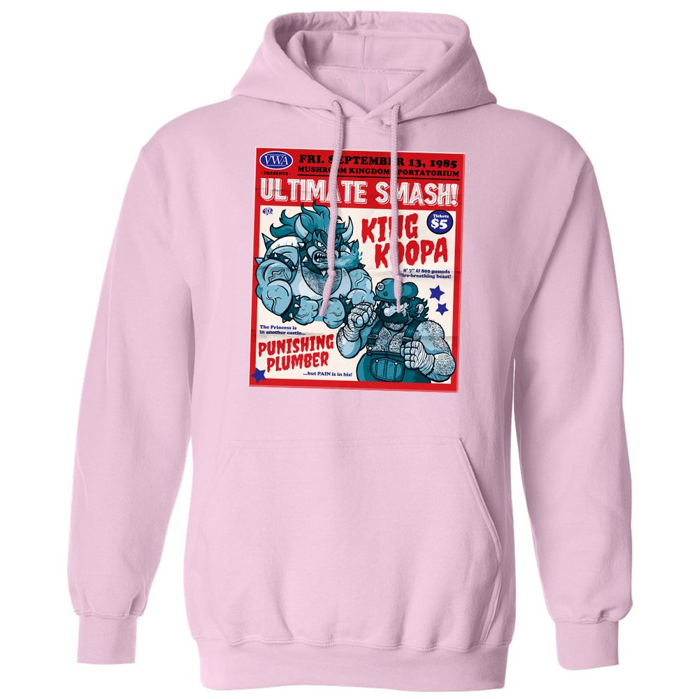 Classic Unisex Hoodie - QM446N3T - Light Pink - 3