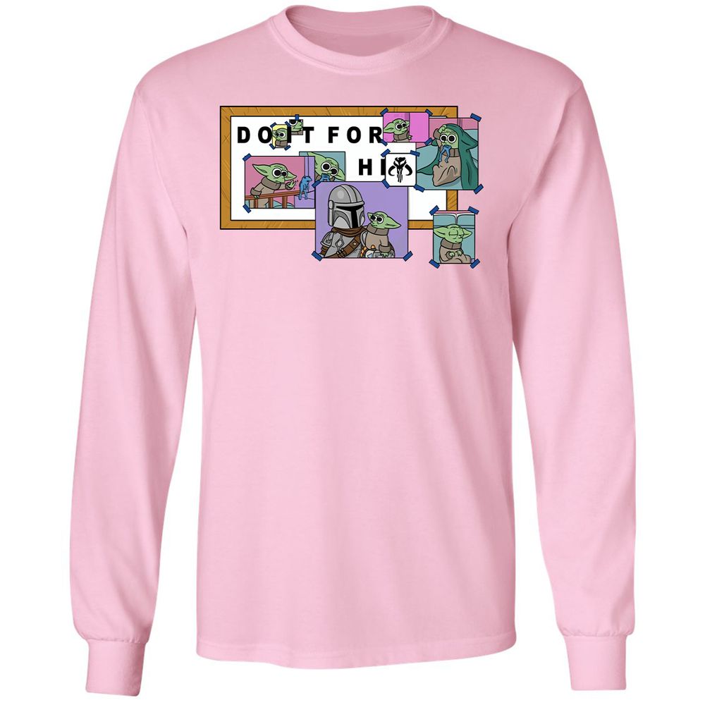 Long Sleeve T-Shirt - UGHQRCDP - Light Pink - 3