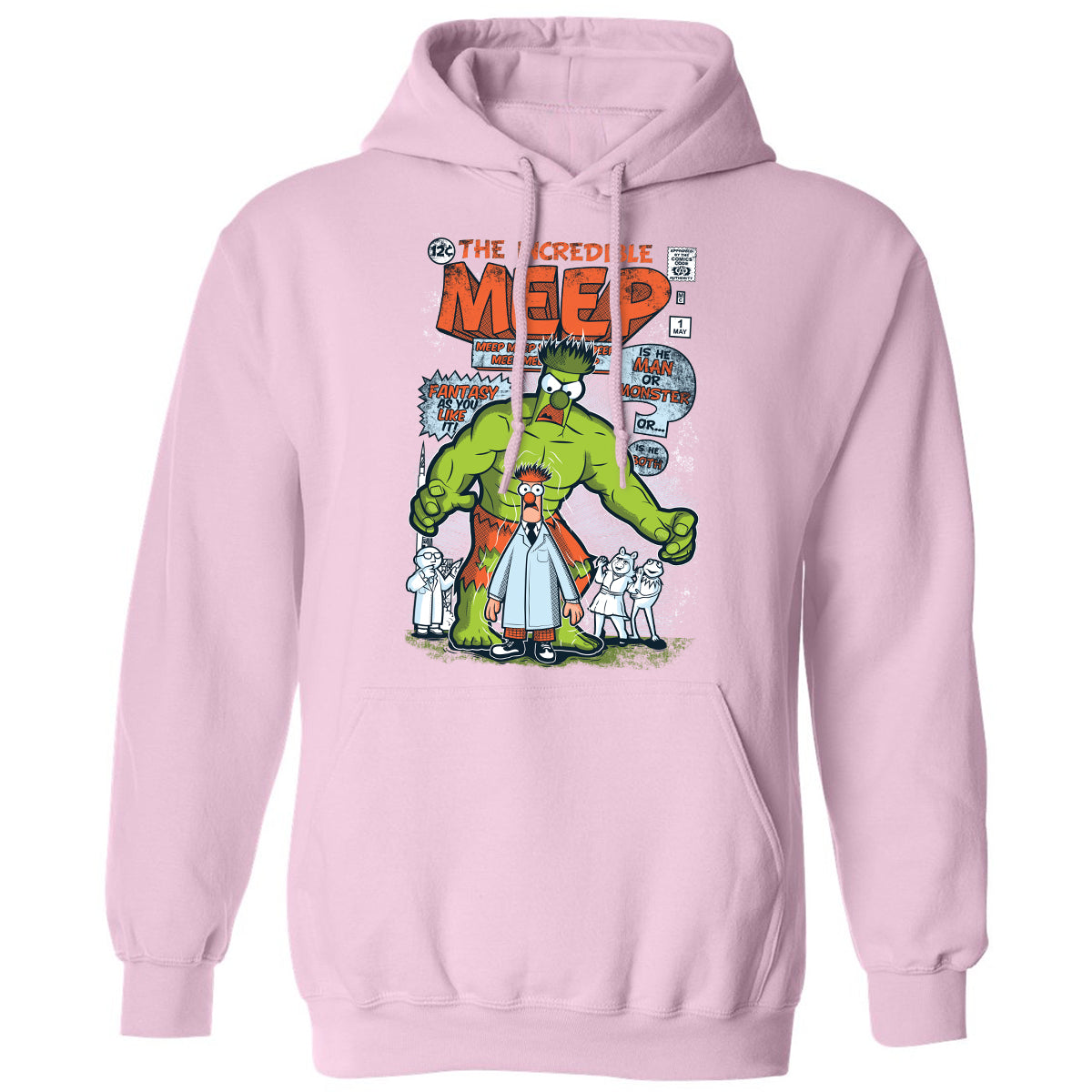 Classic Unisex Hoodie - 5K8FF66S - Light Pink - 3