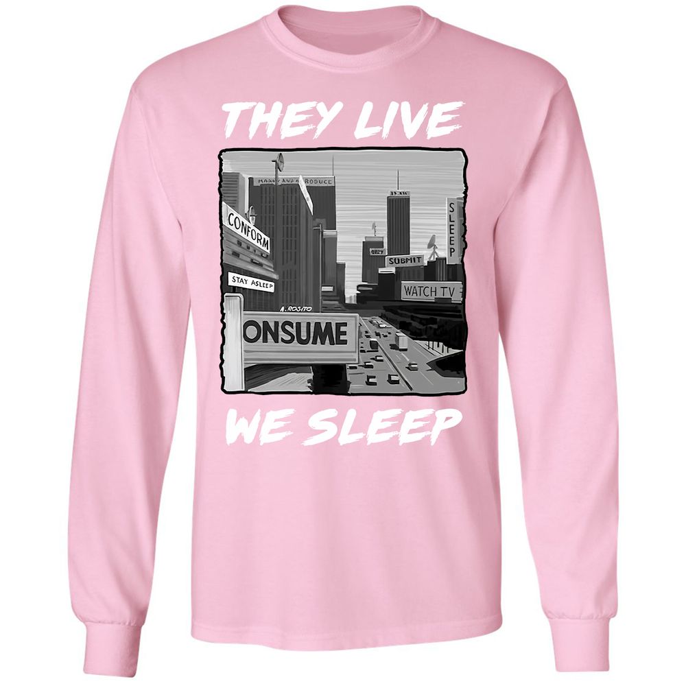 Long Sleeve T-Shirt - NJ45MVPN - Light Pink - 3