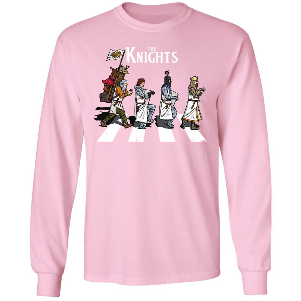 Long Sleeve T-Shirt - BSKY7NNZ - Light Pink - 3