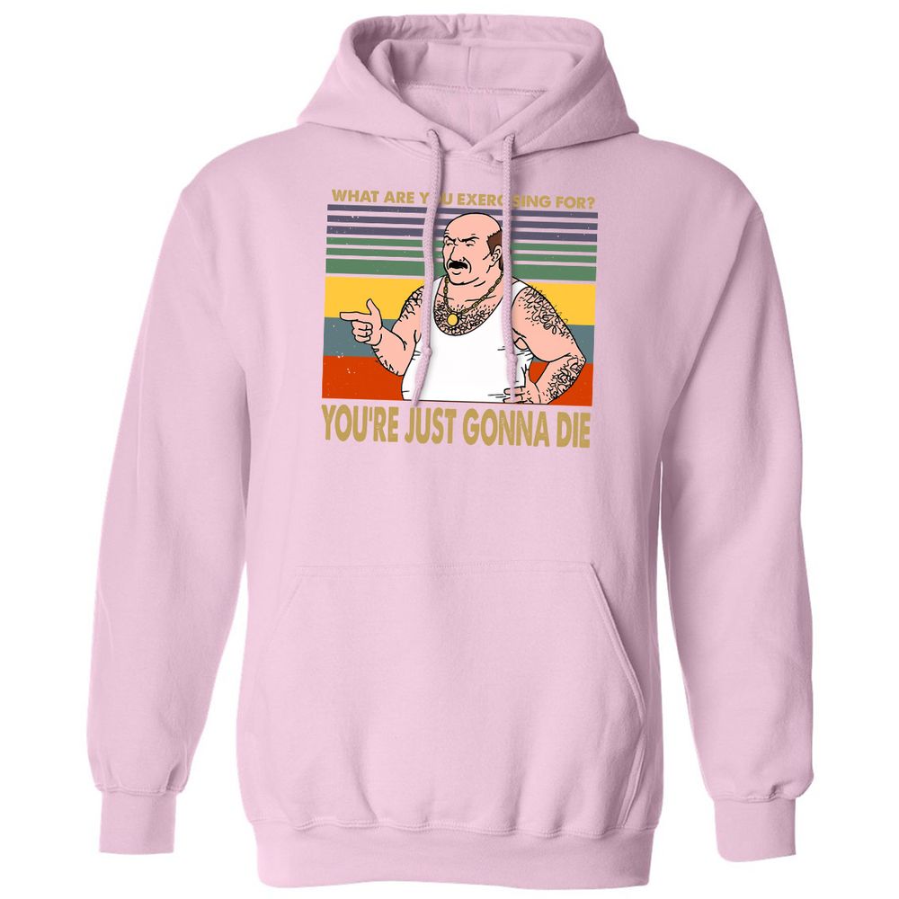 Classic Unisex Hoodie - AJPKV5V7 - Light Pink - 3