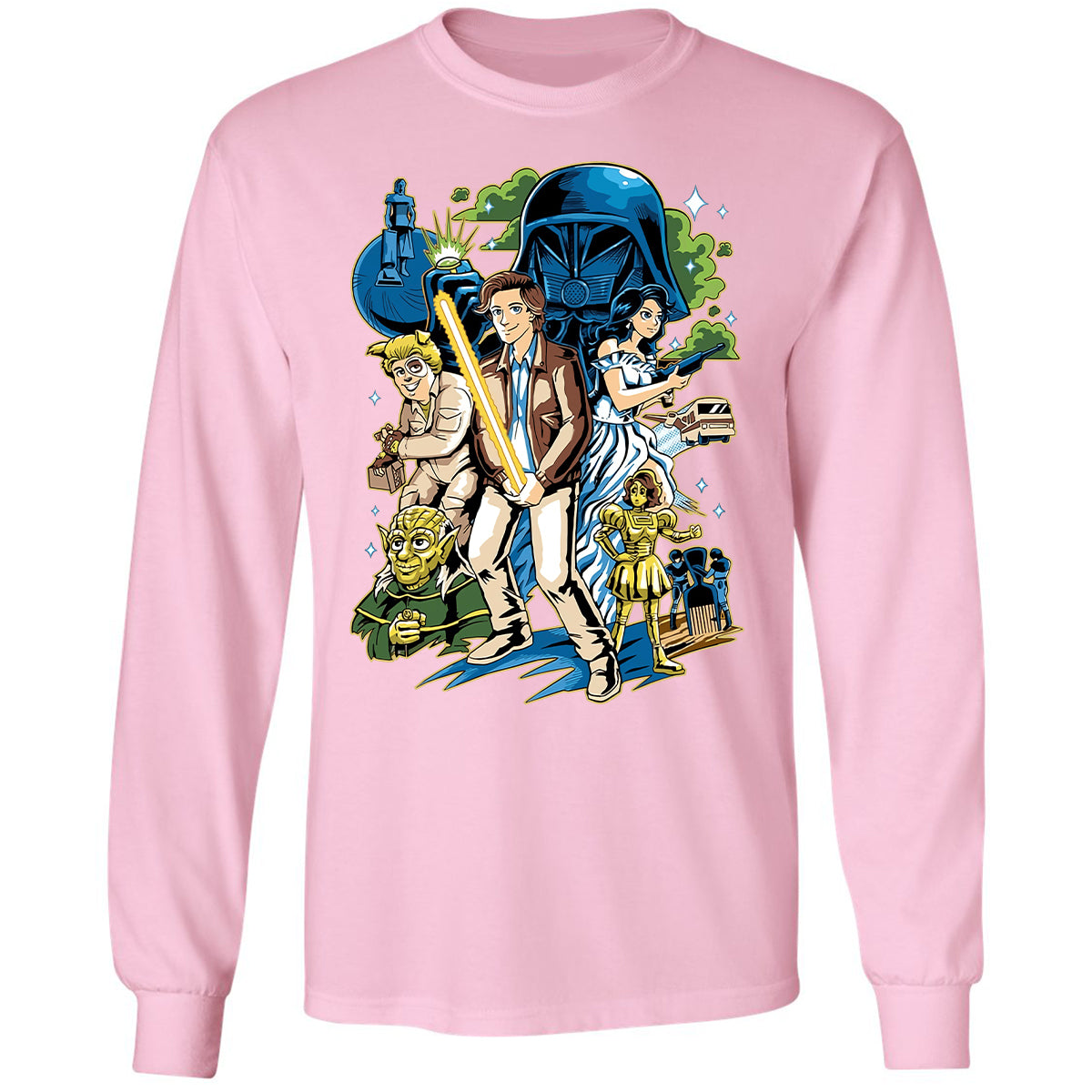 Long Sleeve T-Shirt - PW6U25DH - Light Pink - 3