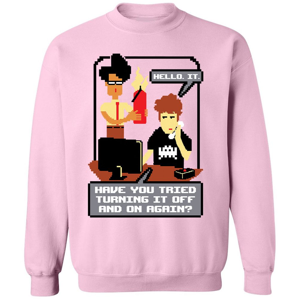 Classic Unisex Sweatshirt - X3BV85E5 - Light Pink - 3