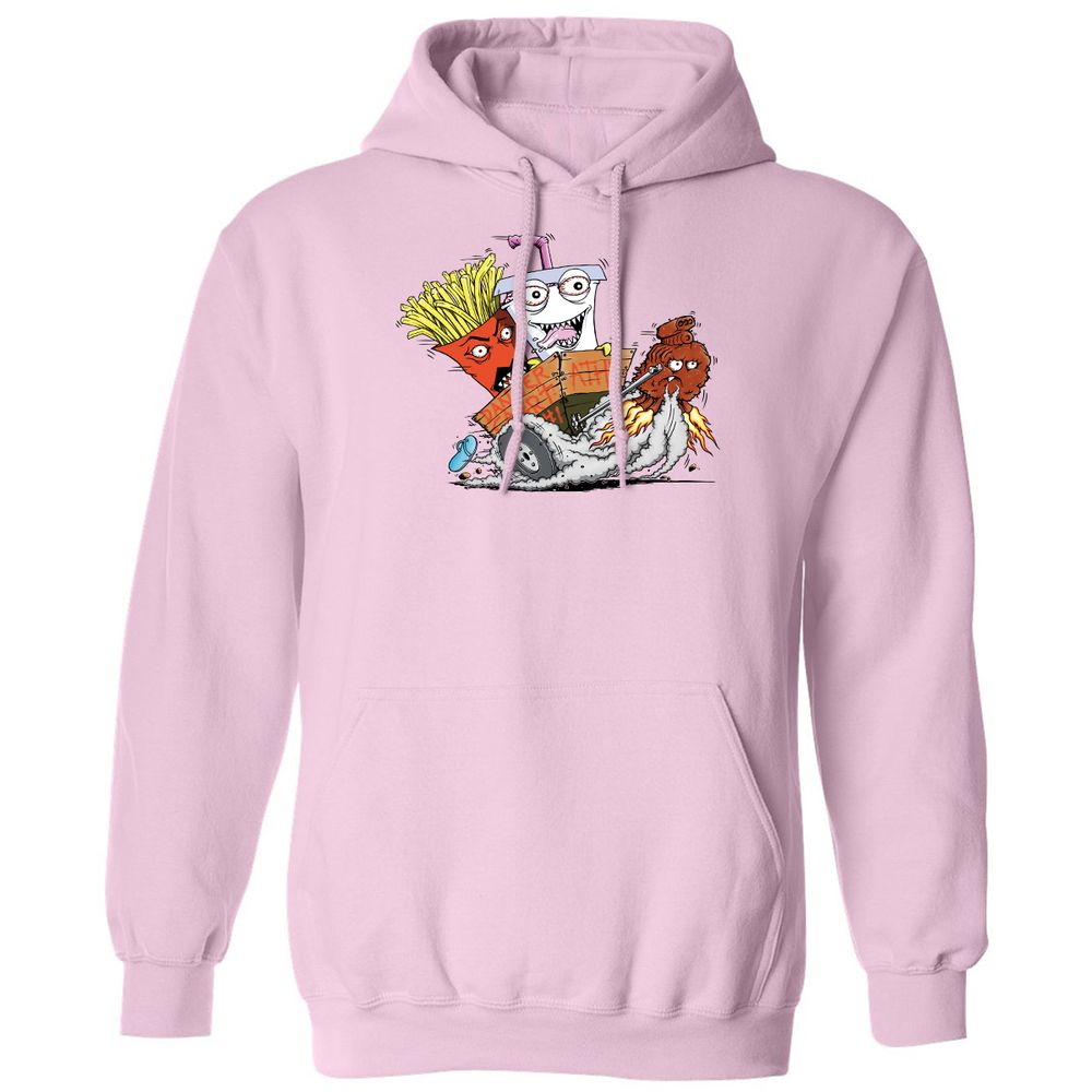 Classic Unisex Hoodie - UDCUZ7JG - Light Pink - 3