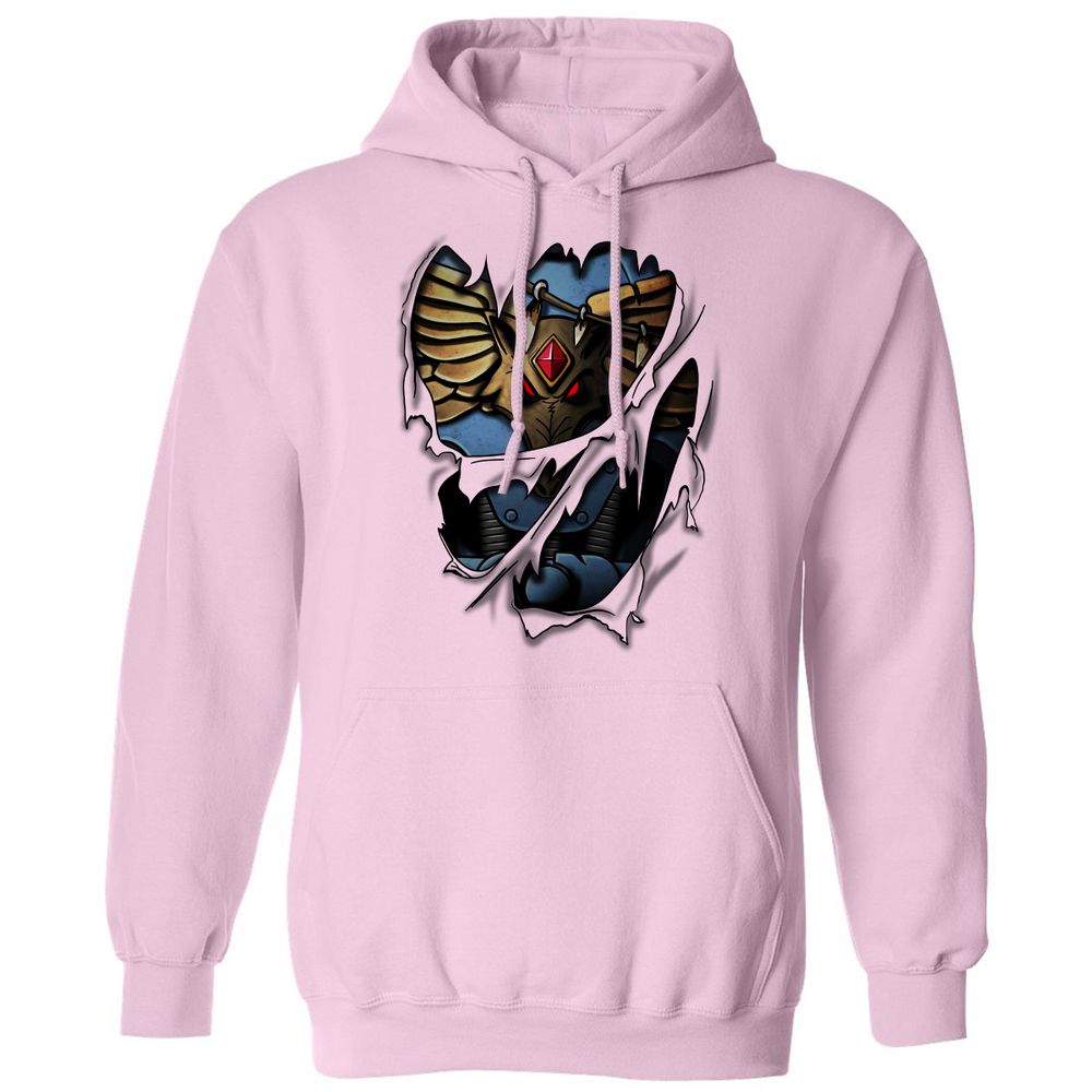 Classic Unisex Hoodie - XQG14YLM - Light Pink - 3