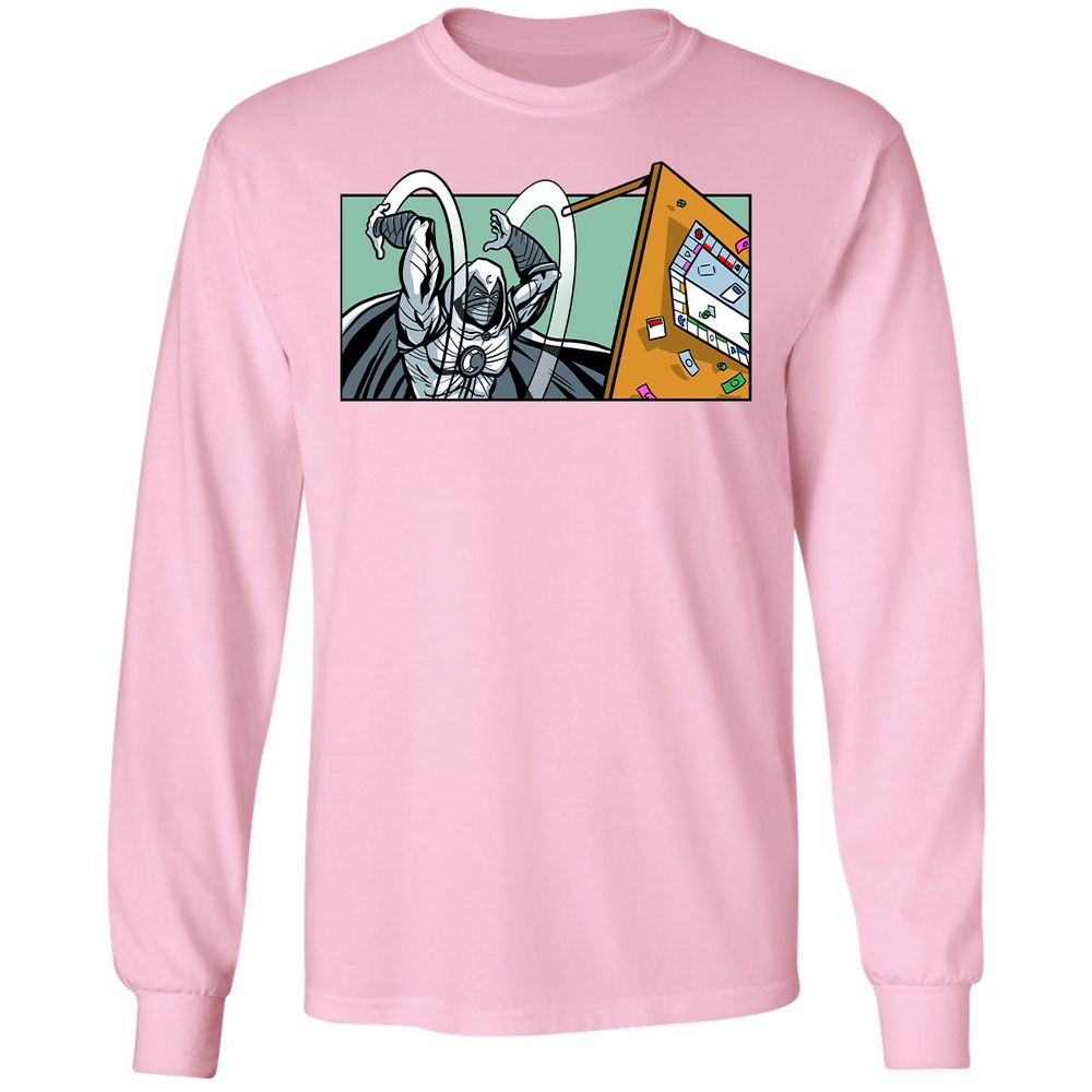 Long Sleeve T-Shirt - QRD4CUQV - Light Pink - 3