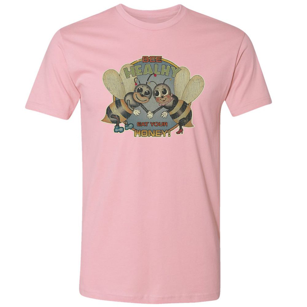 Bee Healthy Eat Your Honey - Light Pink - 3