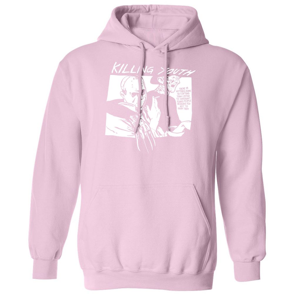 Classic Unisex Hoodie - WJK2T9W9 - Light Pink - 3